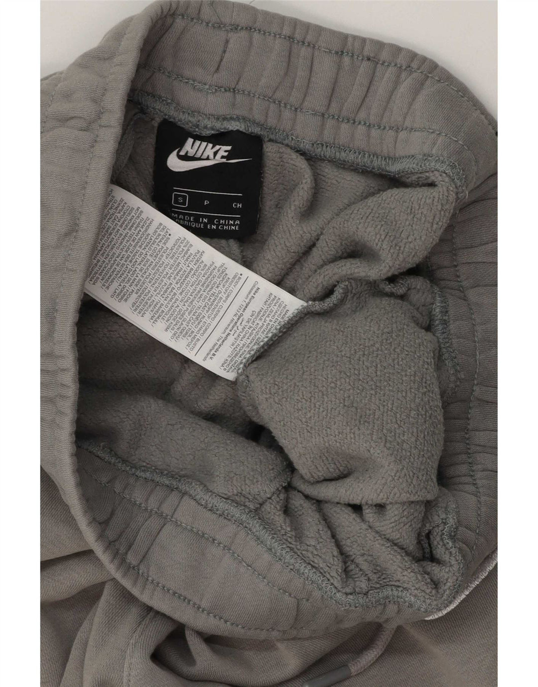 Nike Herren-Trainingshose mit Grafik, Größe S, Baumwolle, Grau