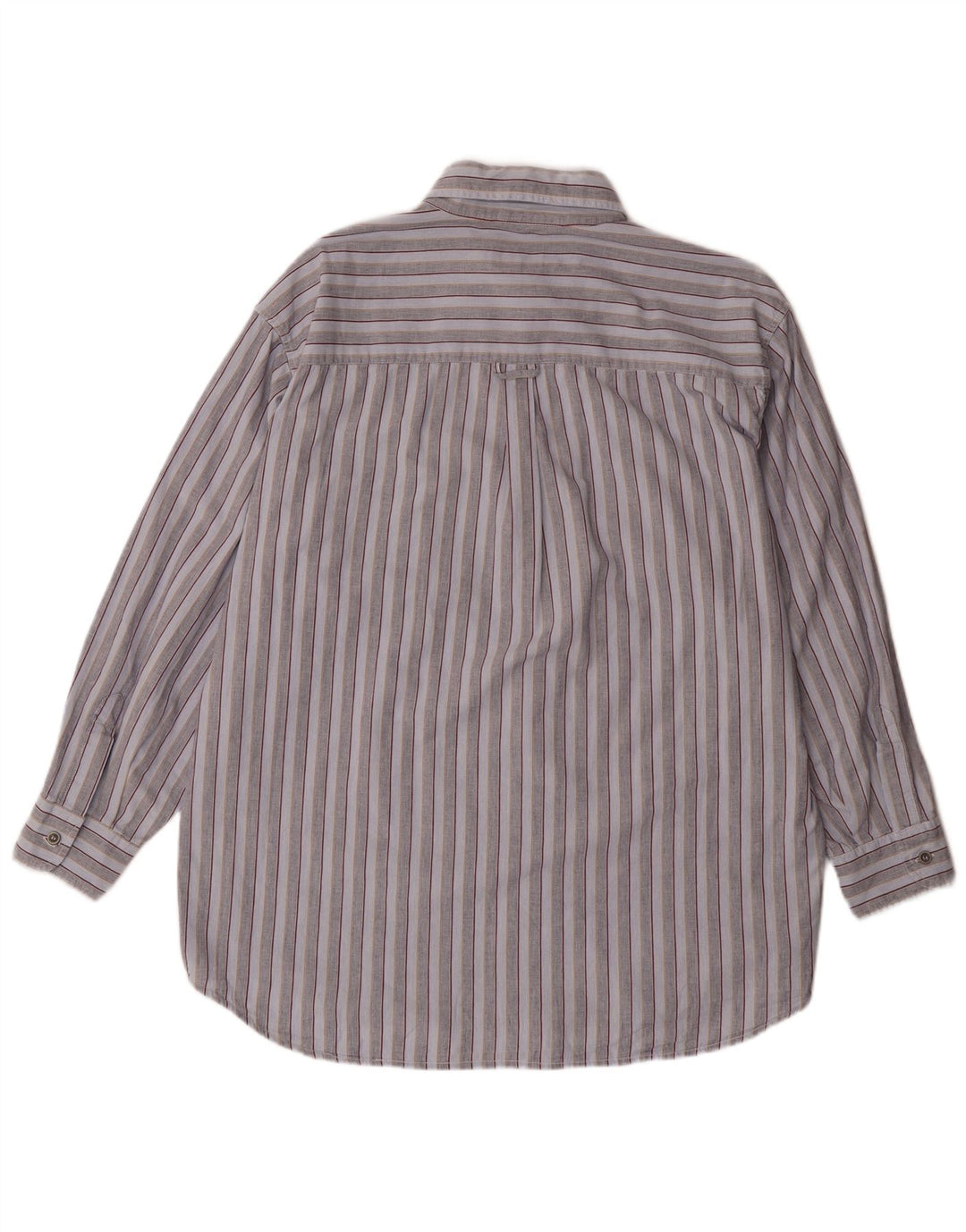 Carrera Herrenhemd XL Blau gestreift aus Baumwolle