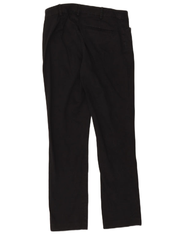 Ralph Lauren Damen gerade Freizeithose US 4 Small W27 L28 Schwarz