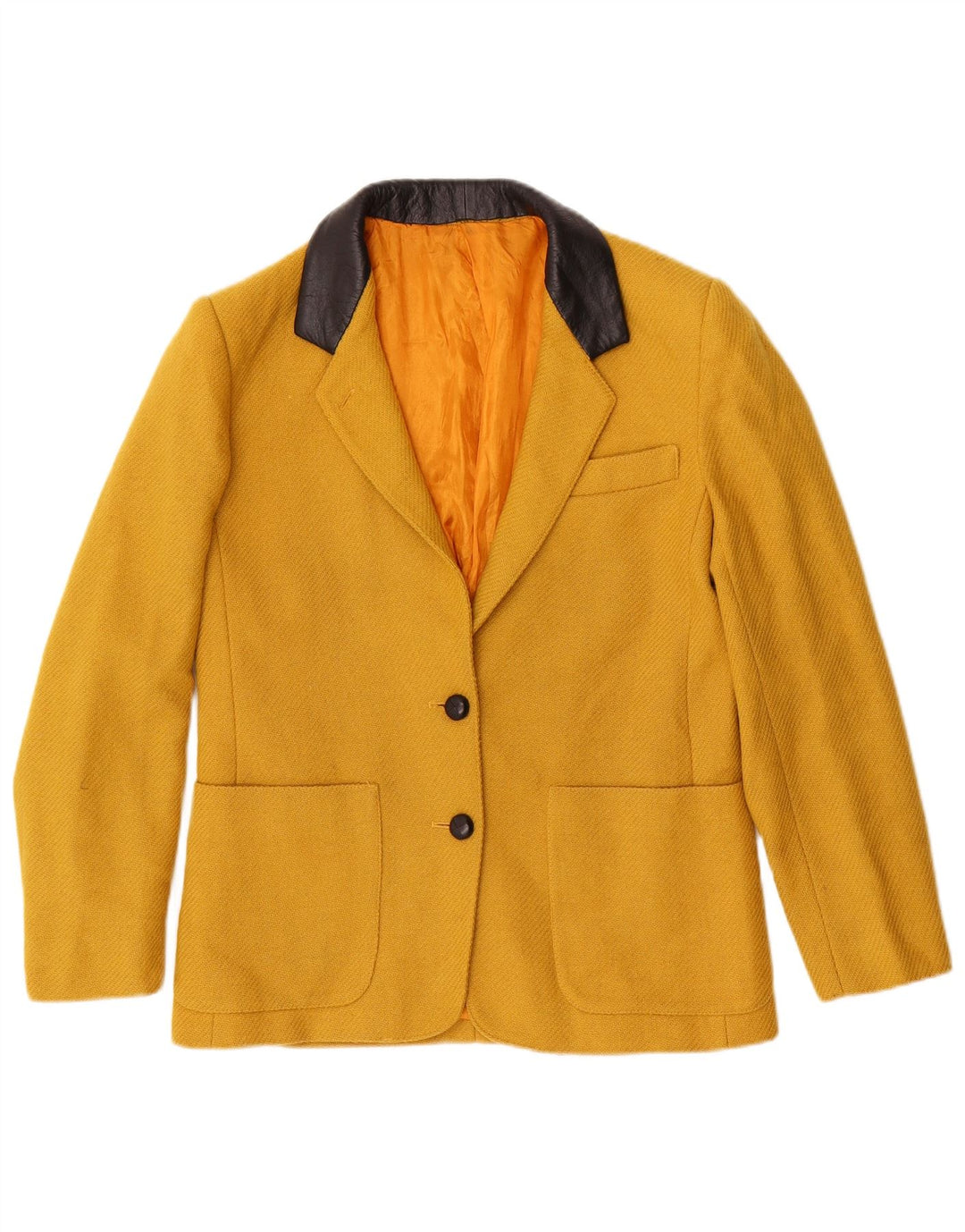 PENNY BLACK Damen-Blazer mit 2 Knöpfen, Gr. 10, Klein, Gelb, Farbblock