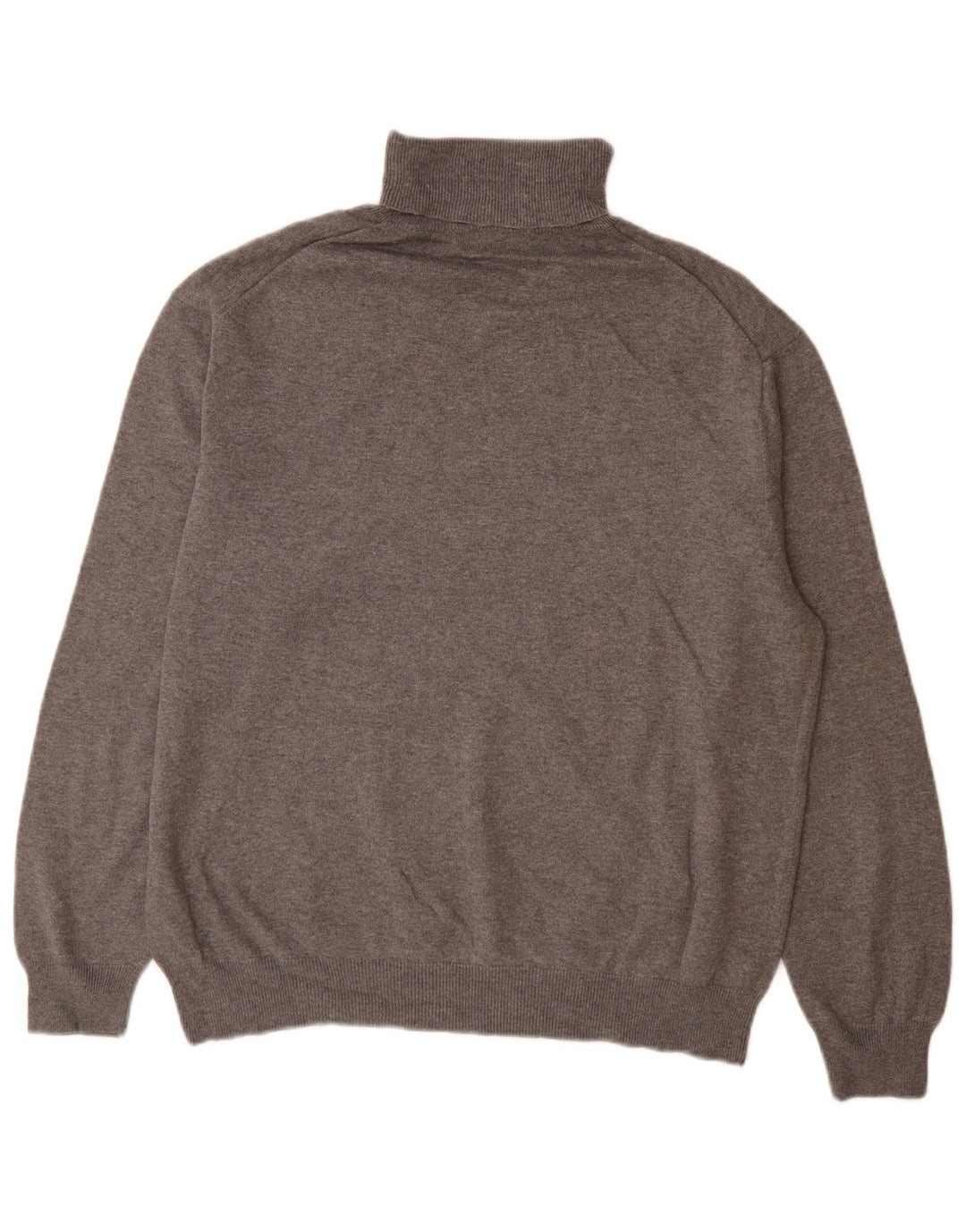 Massimo Dutti Herren-Pullover mit Rollkragen, mittelgrau