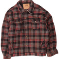 Wrangler Herren Bomberjacke UK 42 XL grau karierte Wolle