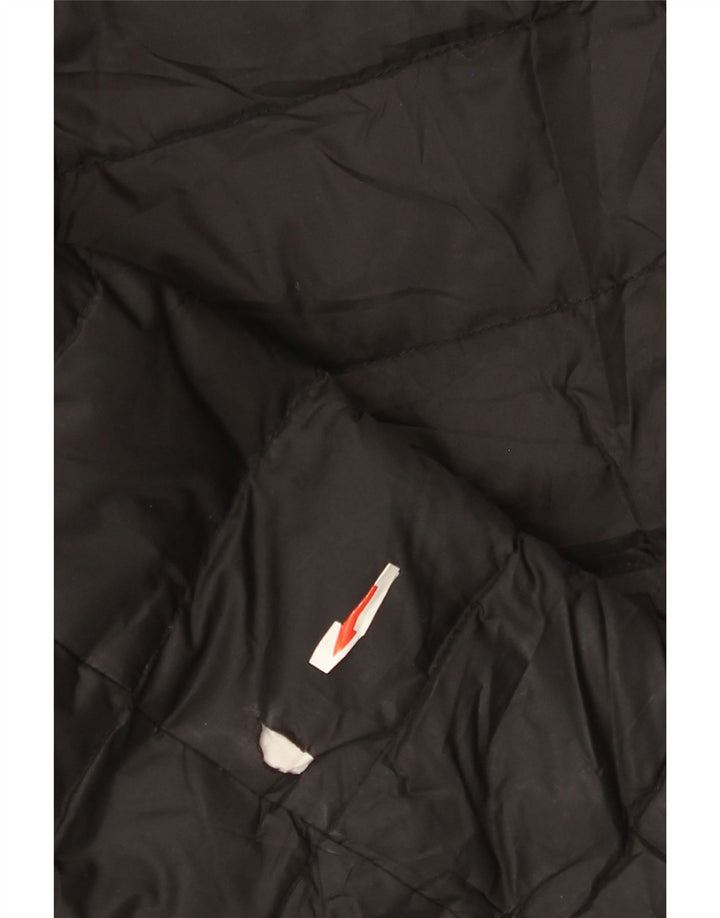 Zara Damen-Kapuzenjacke, wattiert, Gr. 10, Größe S, Schwarz, Polyester