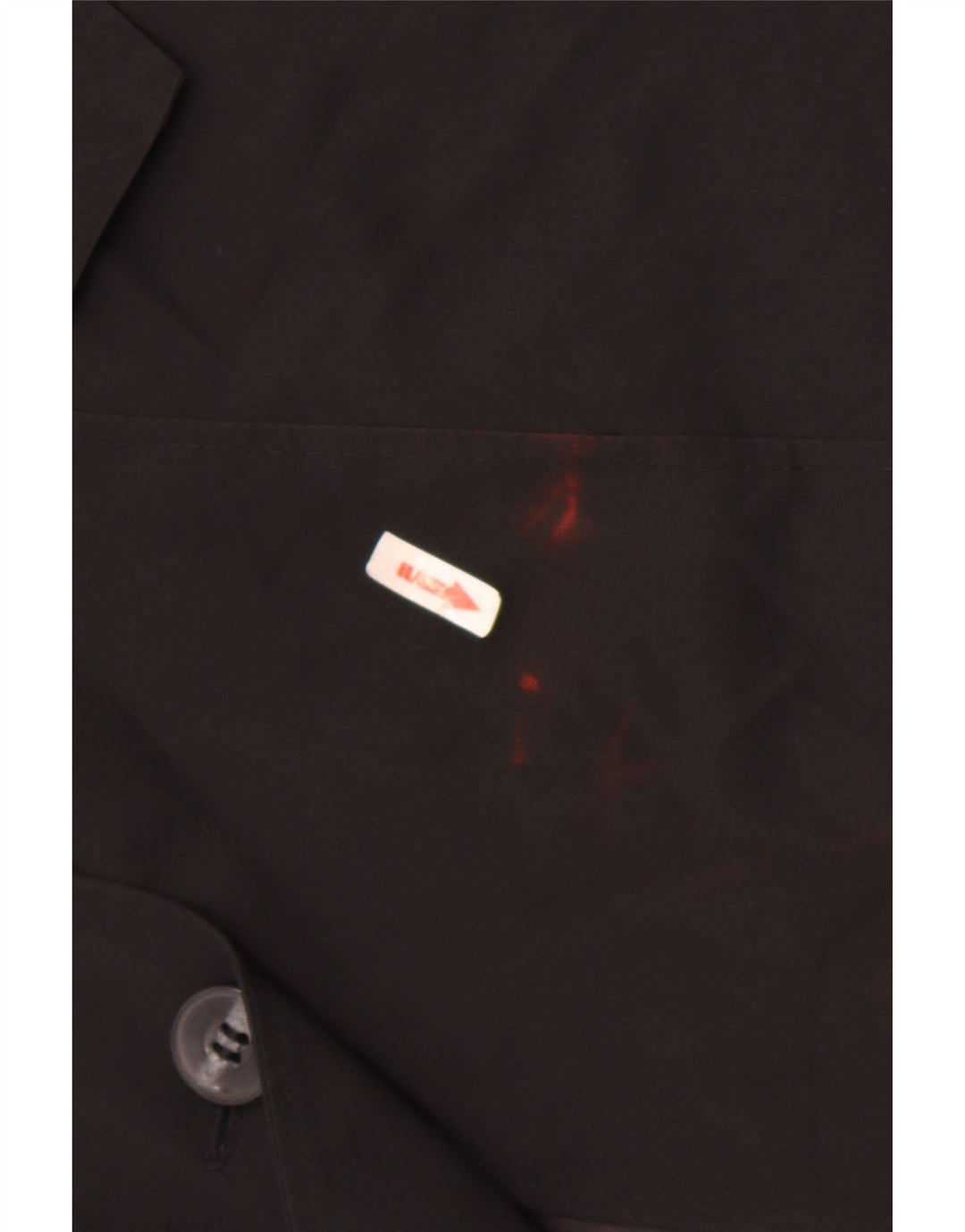 Marks & Spencer Damen Trenchcoat UK 16 Large Schwarz Polyester