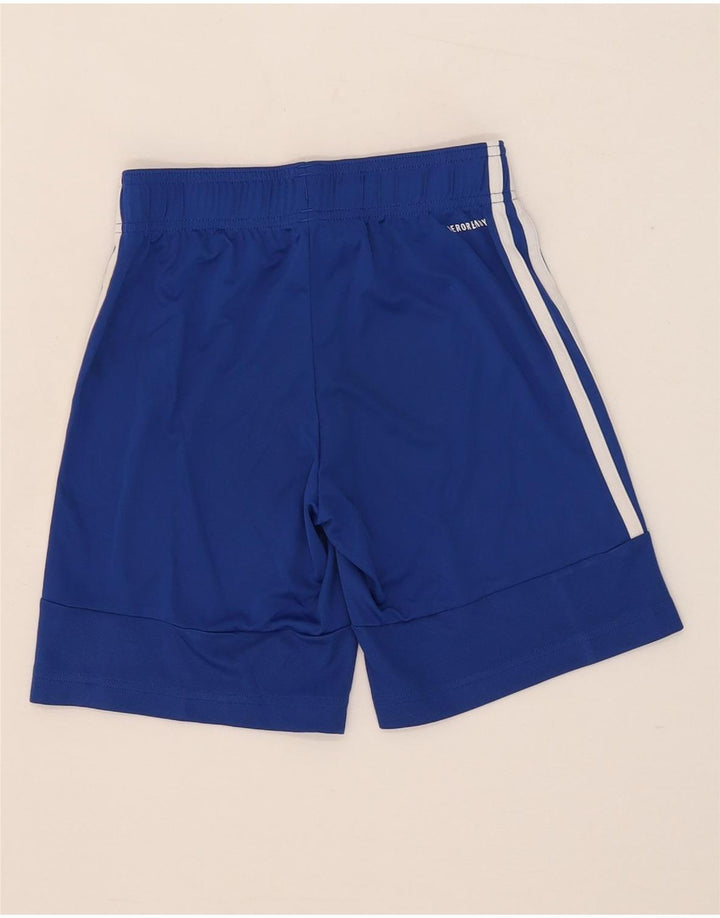 Adidas Jungen Aeroready Sportshorts 9–10 Jahre, blaues Polyester