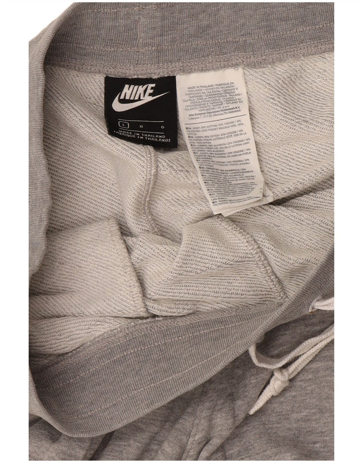 Nike Herren-Sportshorts mit Grafik, groß, grau gefleckte Baumwolle