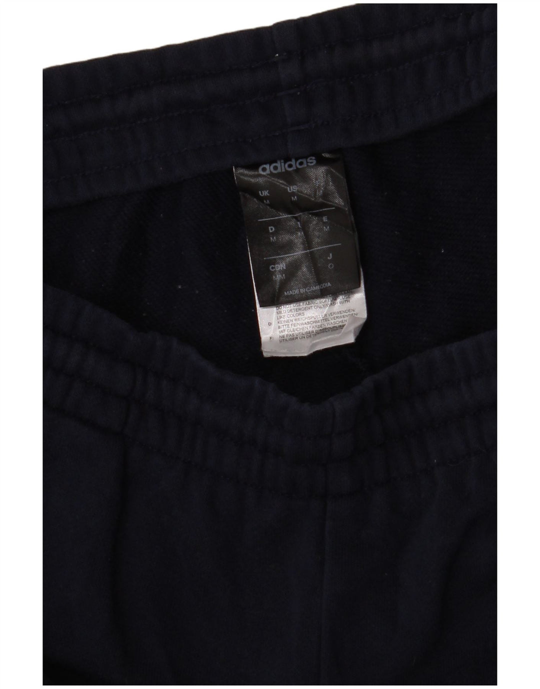 ADIDAS Herren-Trainingshose, mittelgroß, Marineblau, Farbblock