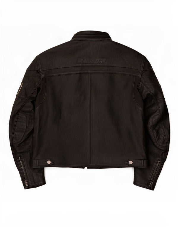 Dainese Herren Motorstyle Leder Racer Jacke UK 42 XL Schwarz