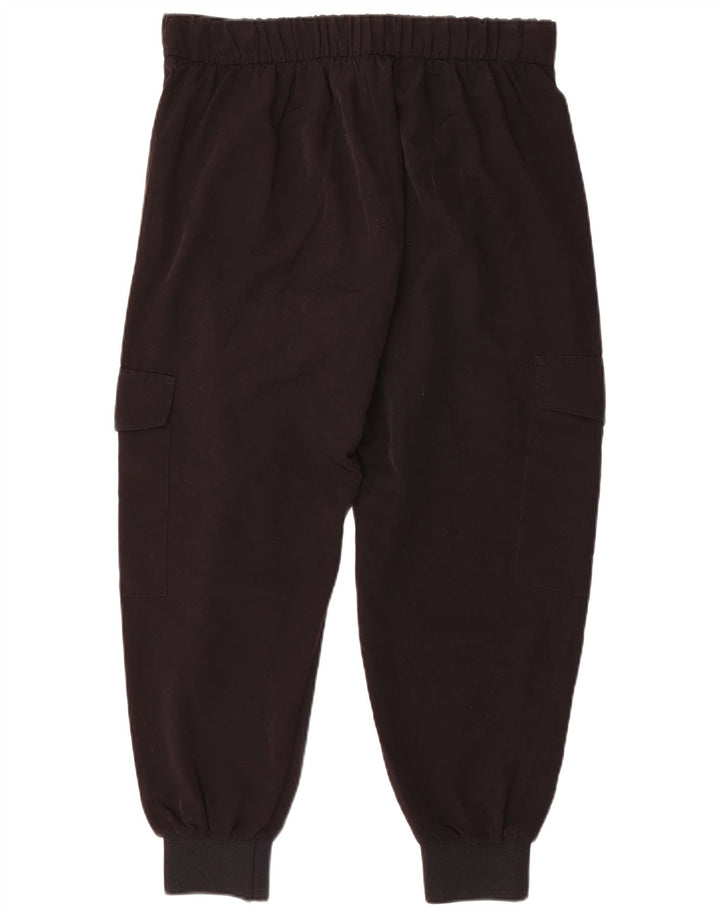 ZARA Damen Joggers Cargohose Large W3 Schwarz Polyester