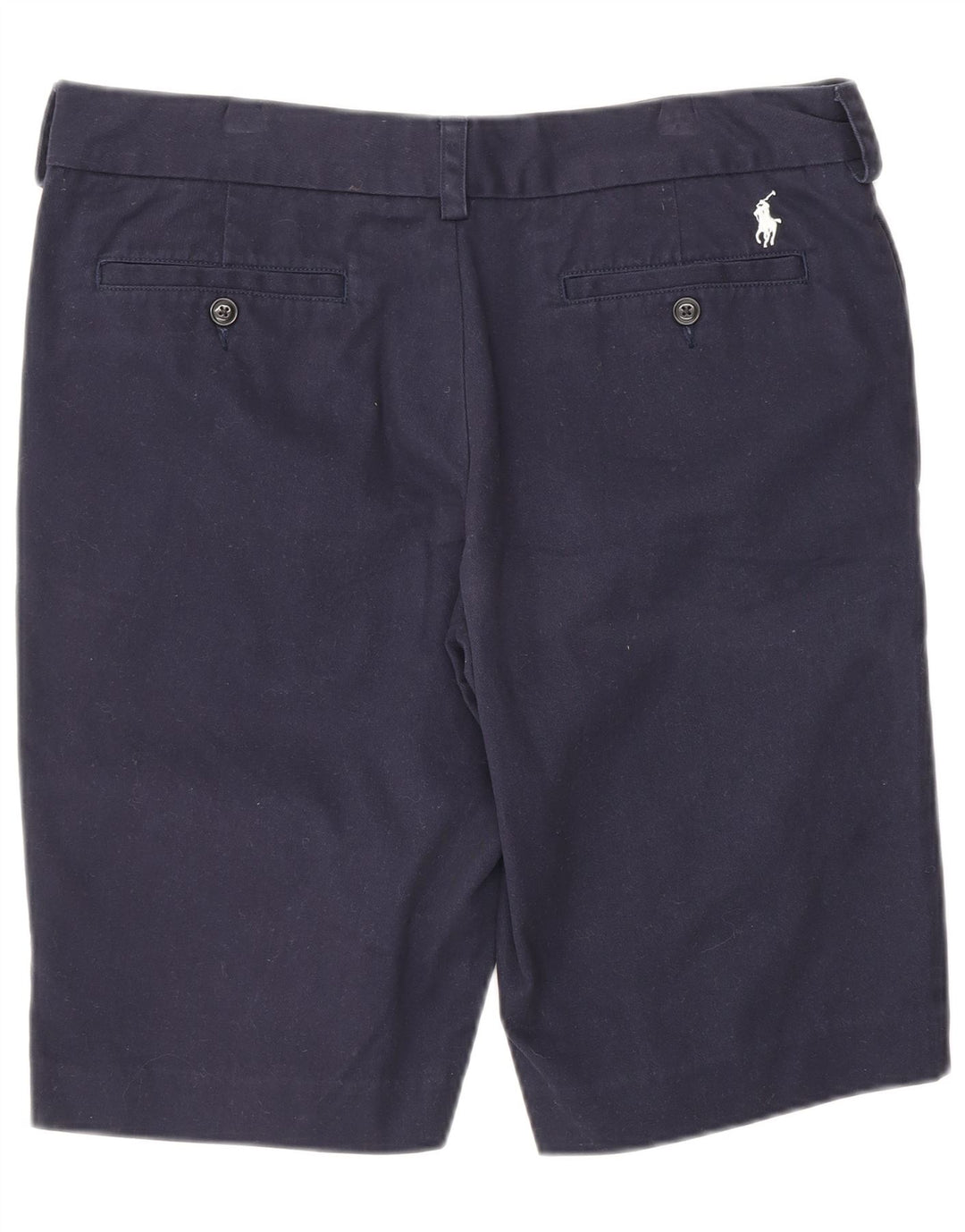 RALPH LAUREN Womens Chino Shorts US 8 Medium W32 Navy Blue Cotton