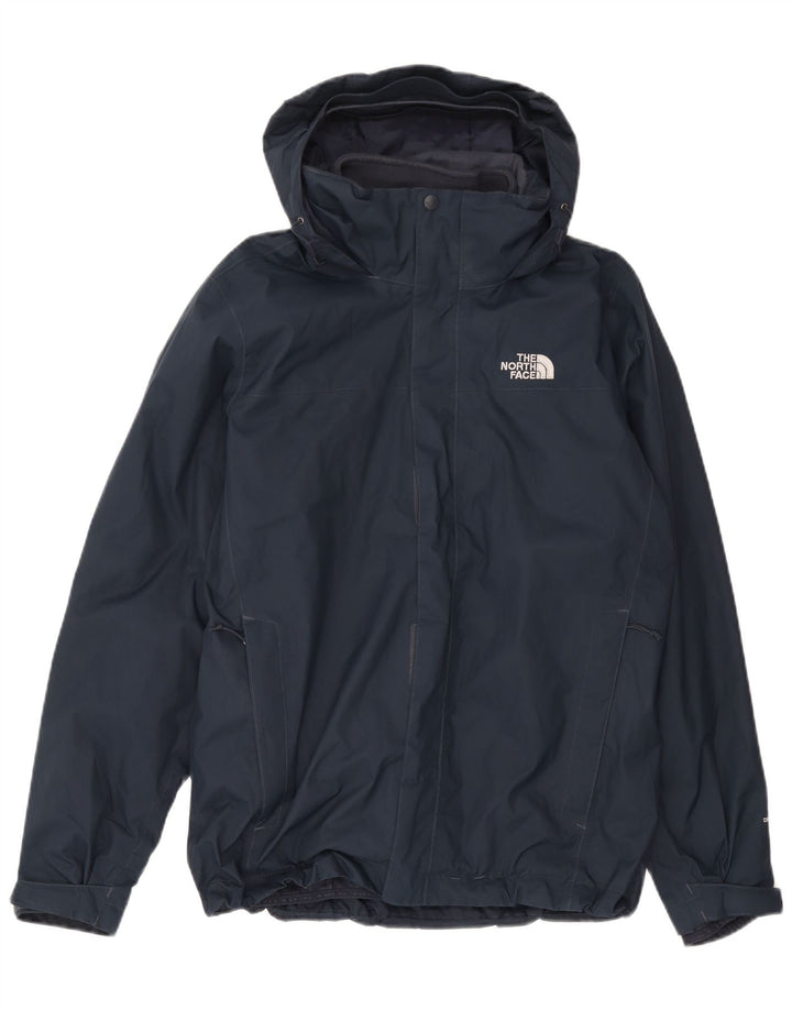 The North Face Herren-Windbreakerjacke mit Kapuze, UK 38, mittelmarineblau