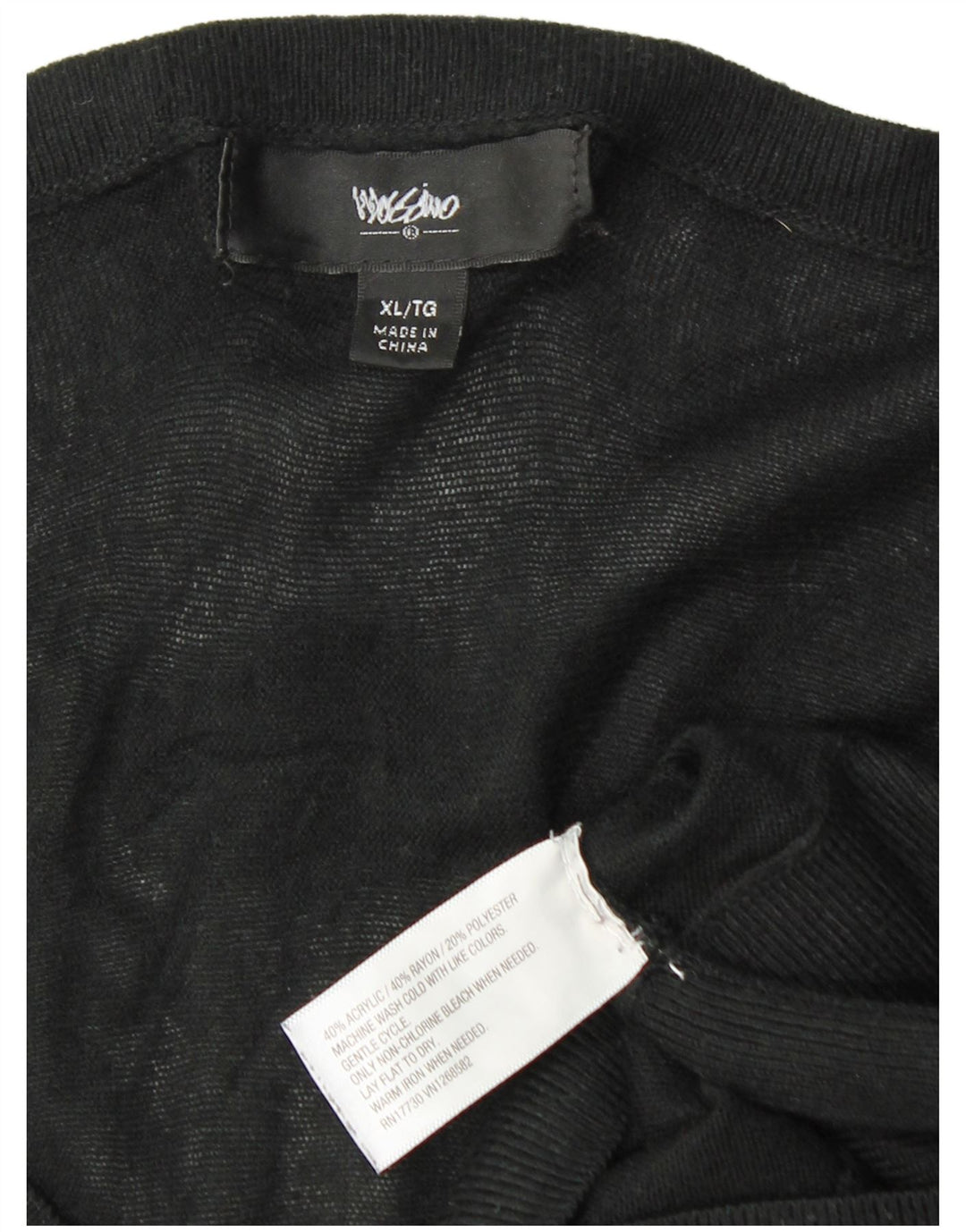 MOSSIMO Damen Langarm-Pulloverkleid mit Fledermausärmeln, UK 18, XL, Schwarz, Acryl