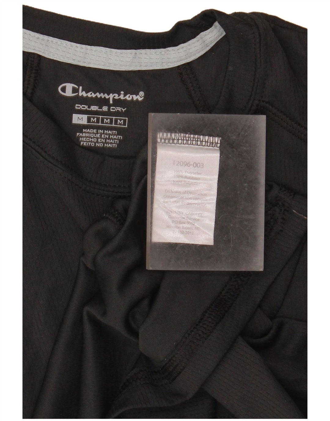Champion Herren Double Dry Vest Top Mittelschwarzes Polyester