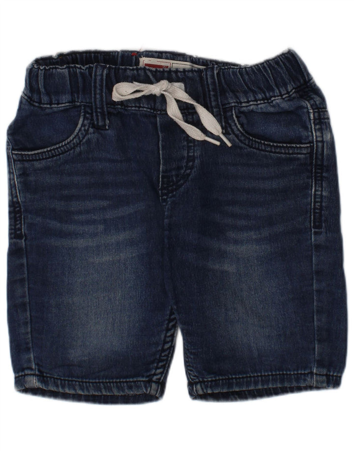 LEVI'S Mädchen-Jeansshorts, 4–5 Jahre, W22, blaue Baumwolle