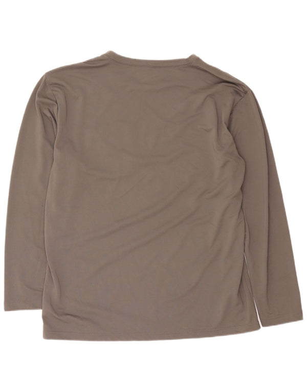 Dickies Herren-Top, langärmelig, XL, grau, Polyester