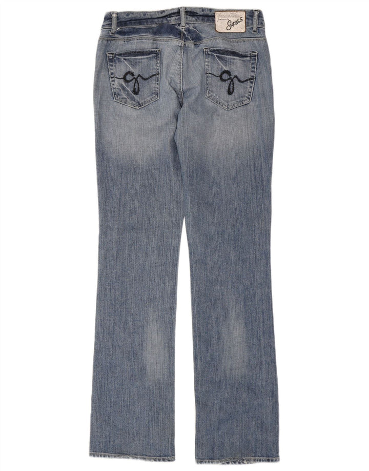 Guess Bootcut-Jeans für Damen, W29, L34, blaue Baumwolle
