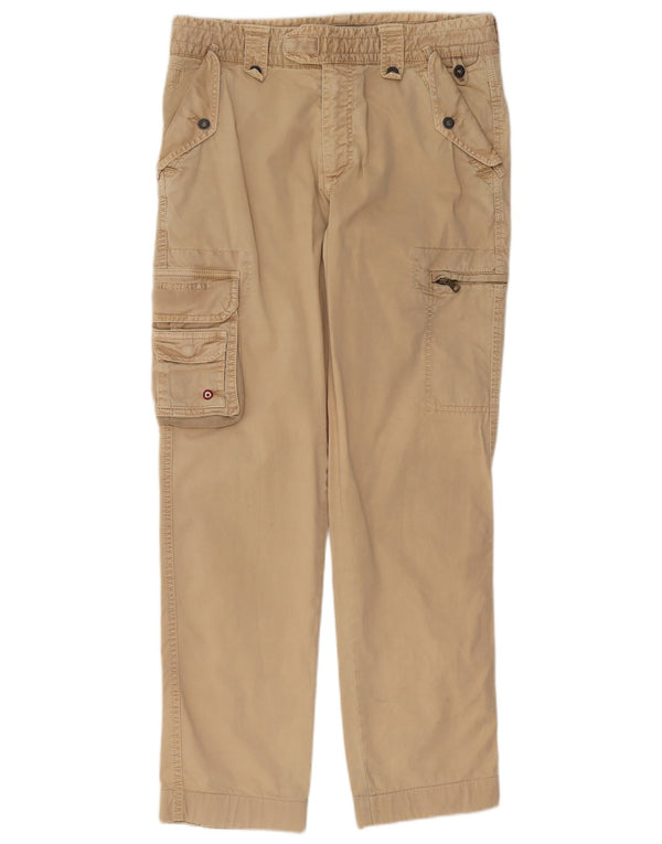 Aeronautica Militare Herren Cargohose IT 48 Medium W32 L32 Beige