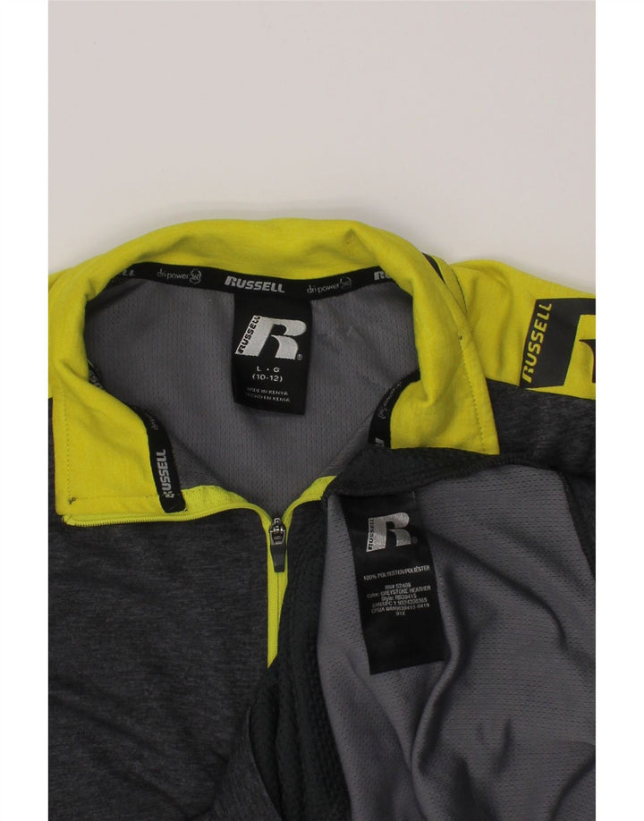 RUSSELL ATHLETIC Pullover-Trainingsanzug für Jungen, 10–11 Jahre, Größe L, Grau