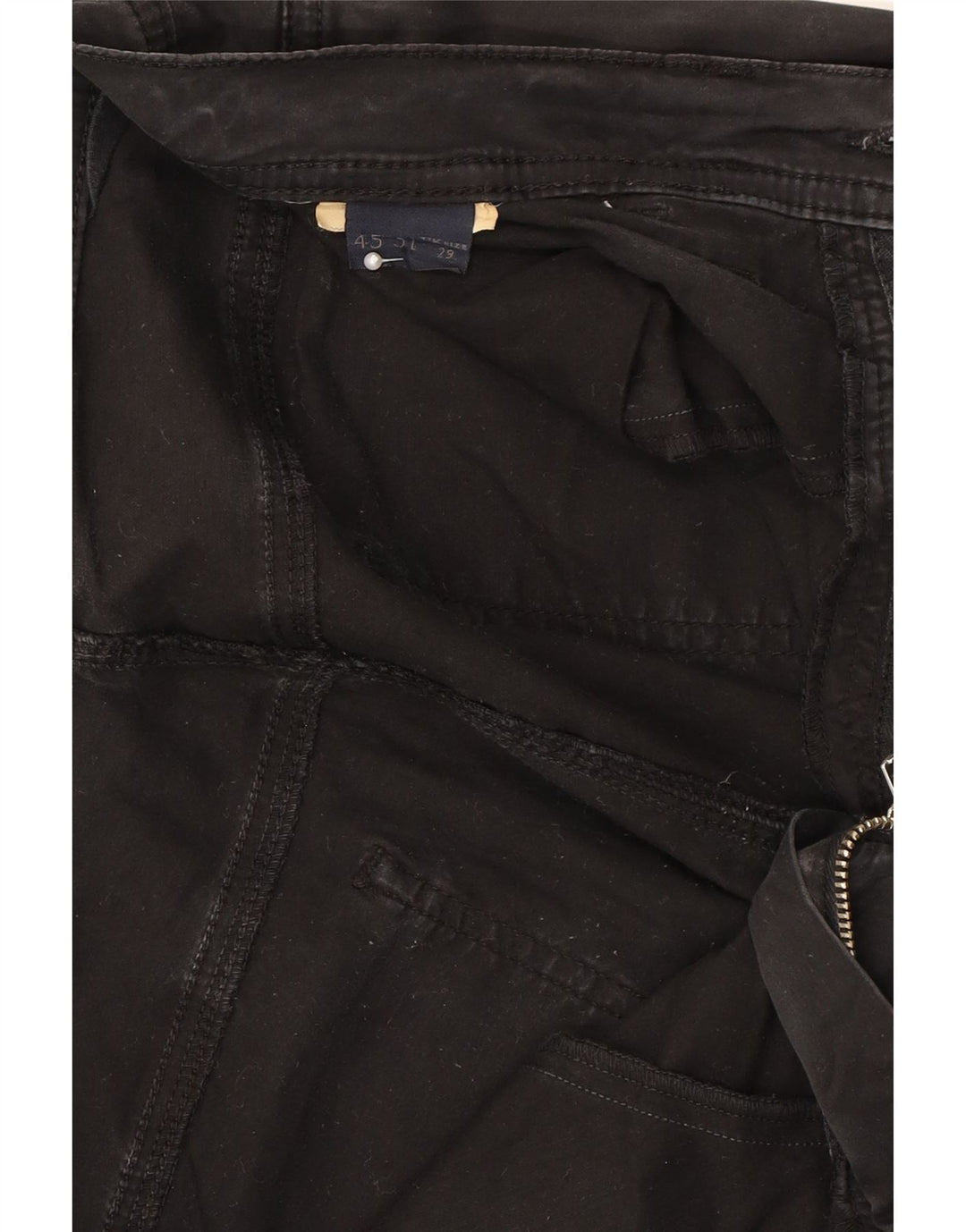 TRUSSARDI Womens Slim Jeans W29 L30 Black Cotton Vintage Trussardi and Second-Hand Trussardi from Messina Hembry 