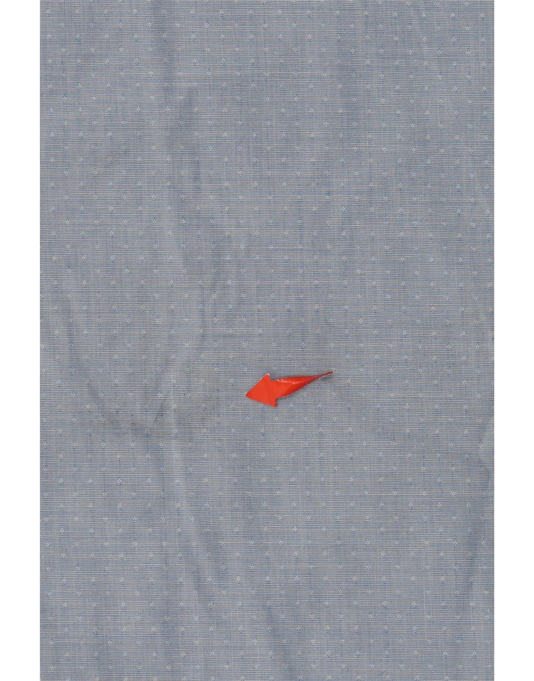 CALVIN KLEIN Herren Slim Fit Hemd Größe 18 2XL blau gepunktete Baumwolle