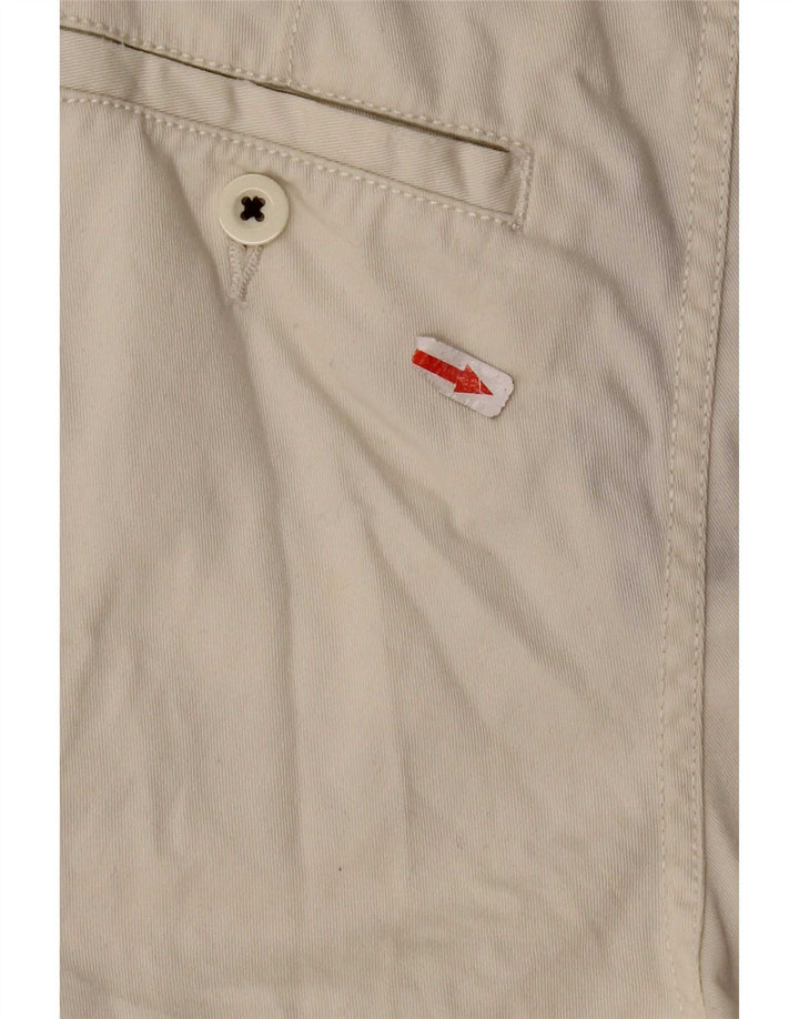 Tommy Hilfiger Damen Chinoshorts W28 Mittelbeige Baumwolle