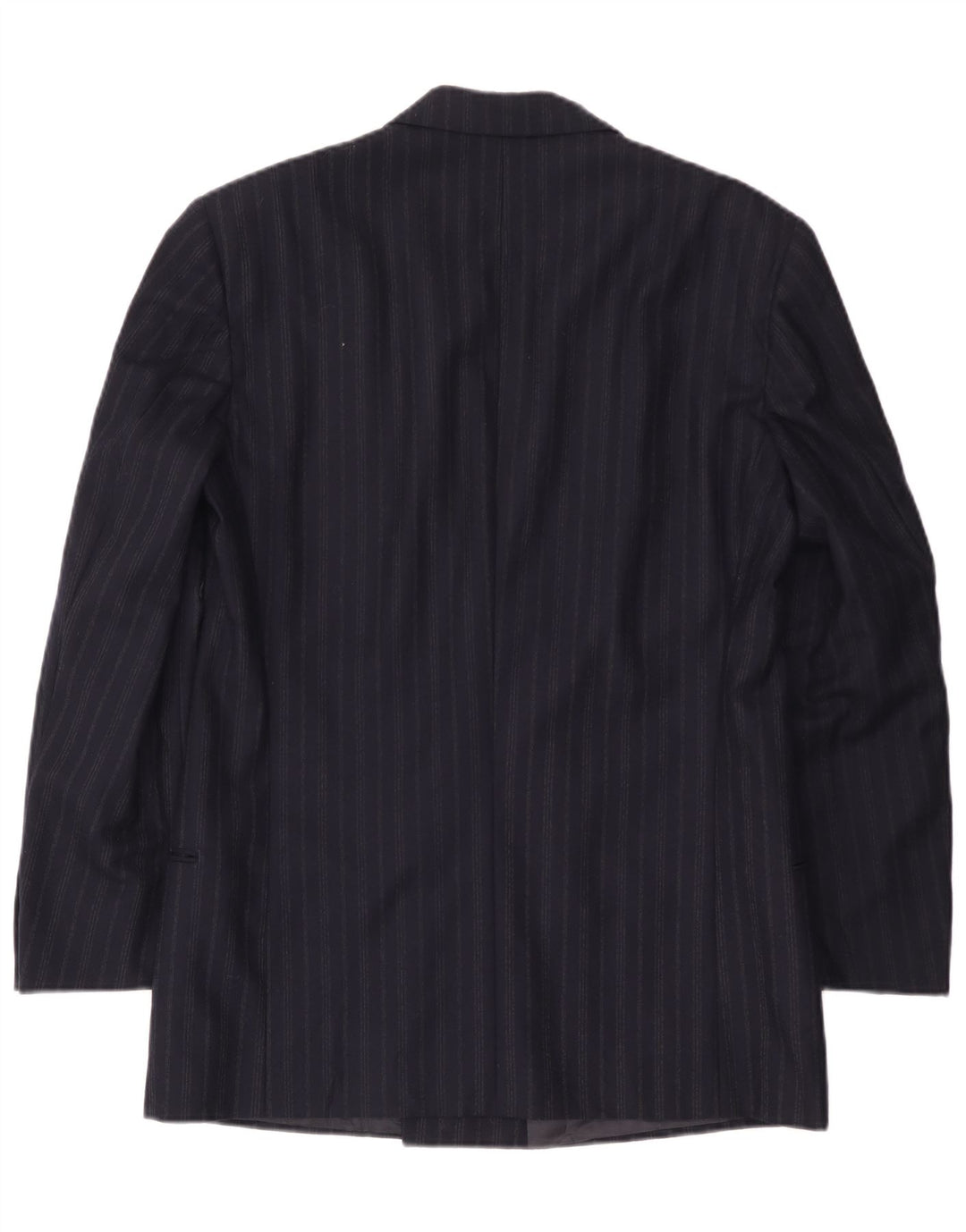 Giorgio Armani Herren Blazer Jacke UK 38 Mittel Marineblau Nadelstreifen