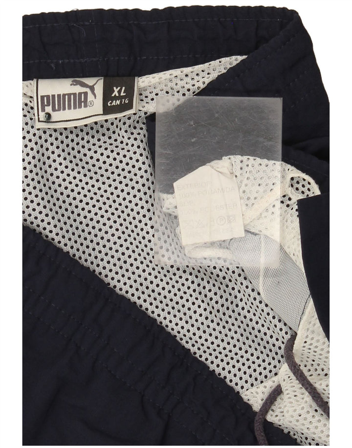 Puma Herren Sport Shorts XL Marineblau Polyamid