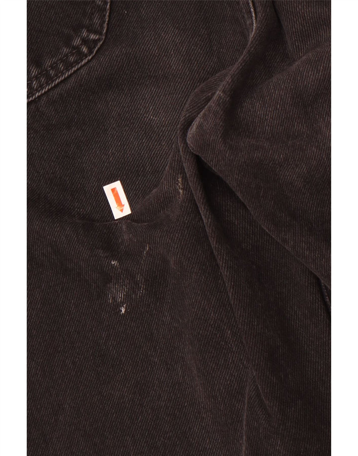 Lee Damen Virginia Tapered Jeans W29 L31 Schwarze Baumwolle