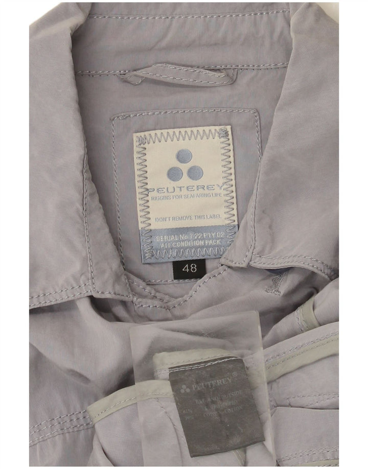 PEUTEREY Damen Utility Jacke IT 48 XL Grau Cupro