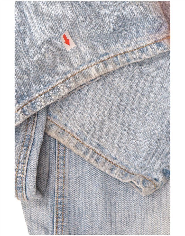 Farah Herren Straight Jeans W36 L32 Blaue Baumwolle
