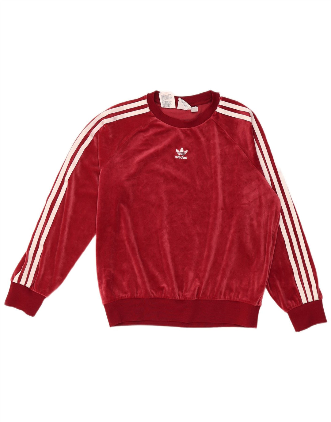 Adidas Mädchen Loose Fit Sweatshirt Pullover 12–13 Jahre Burgund Polyester