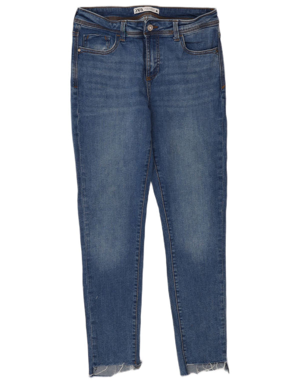 Zara Damen Skinny Jeans EU 40 Medium W30 L28 Blau
