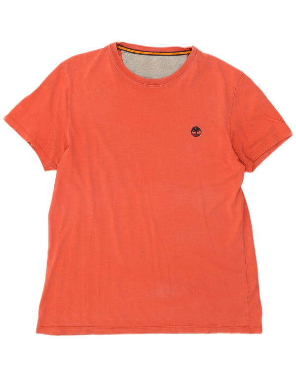 Timberland Herren Slim Fit T-Shirt Top Mittelorange