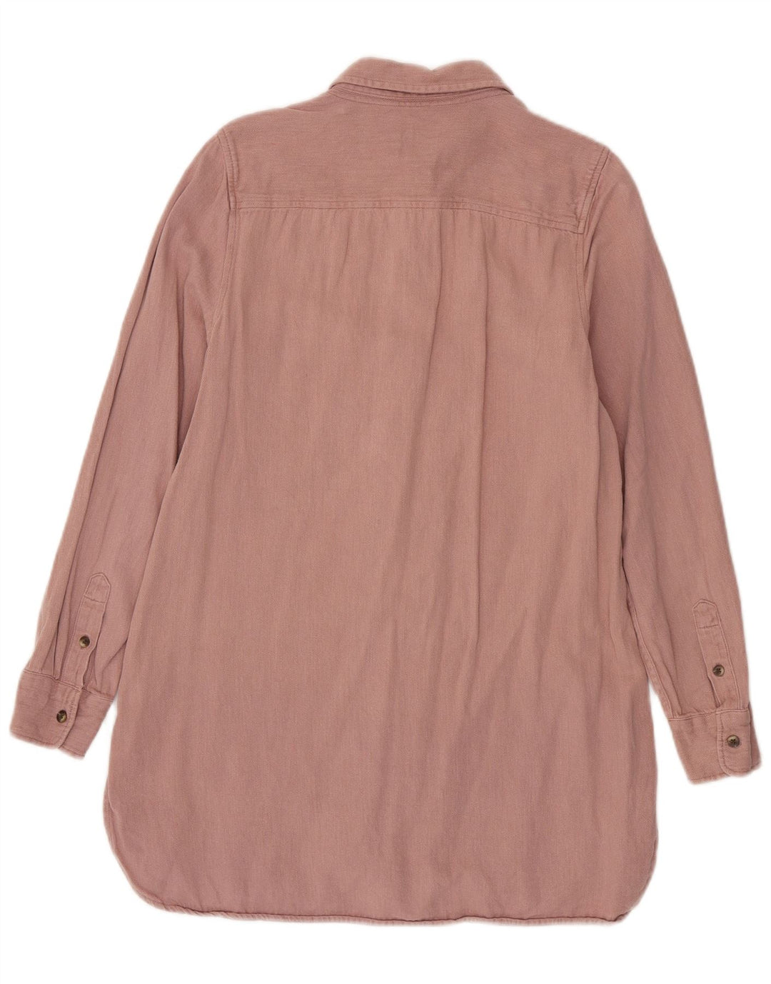 Fat Face Damen Langarmshirt UK 10 Small Rosa Leinen