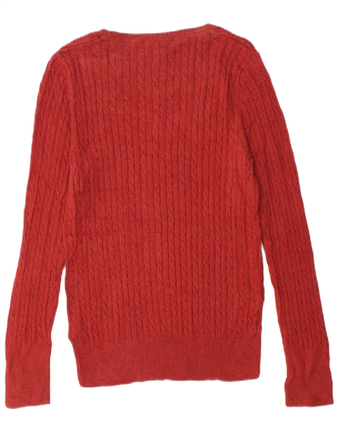 EDDIE BAUER Damen Seattle Pullover mit U-Boot-Ausschnitt, UK 12, Mittelrot