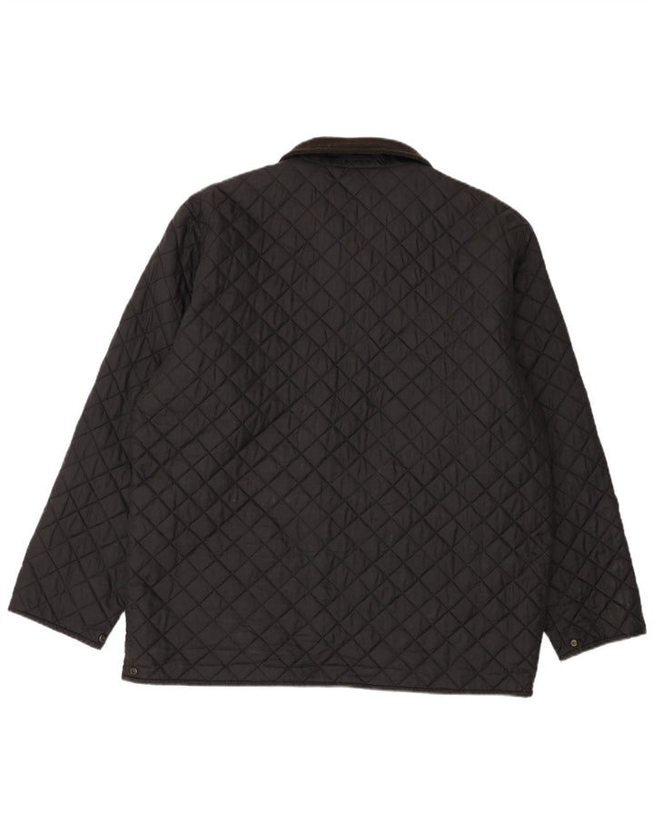 Fila Herren Steppjacke IT 56 3XL Schwarz Polyamid
