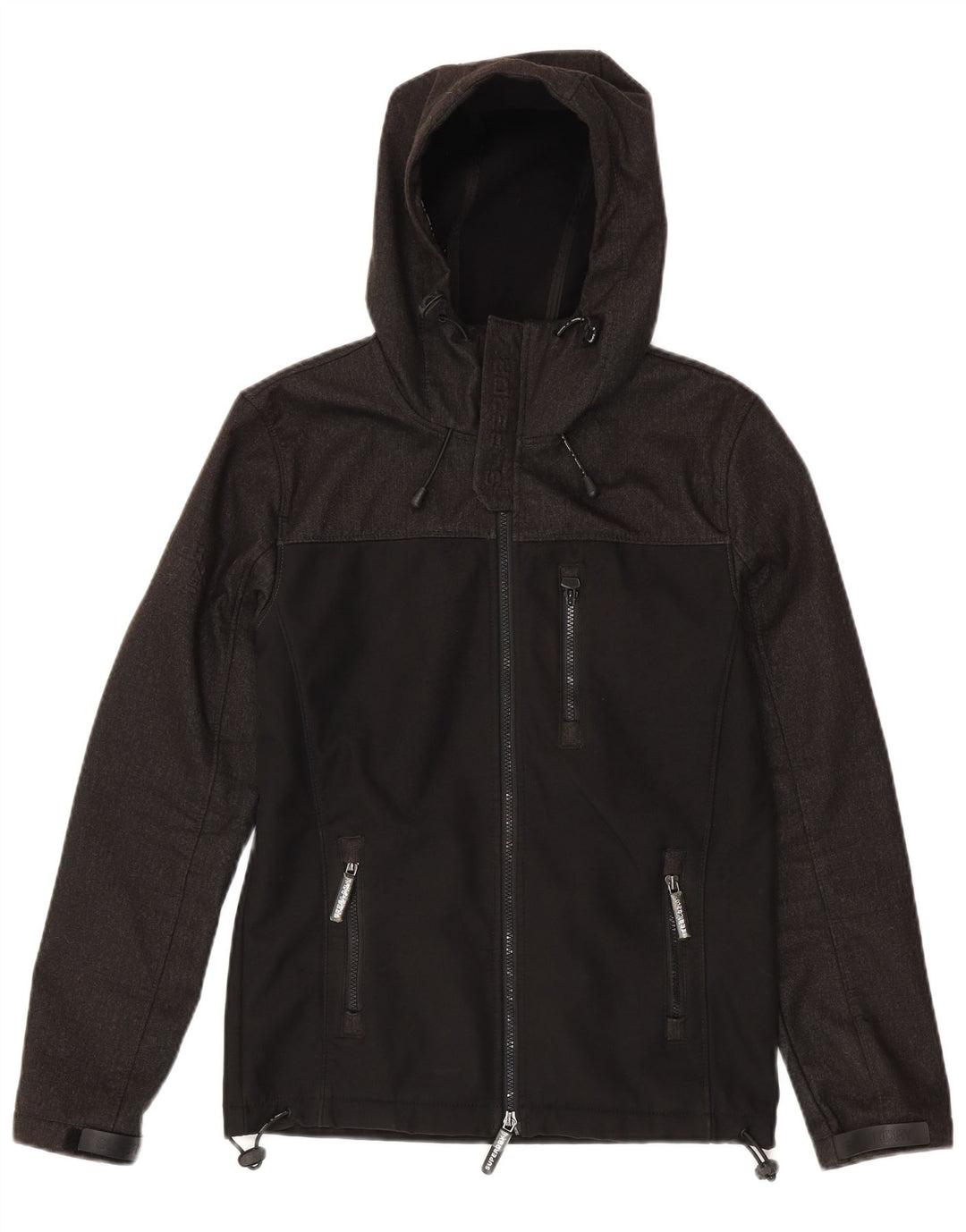 Superdry Herren The Windtrekker Regenjacke UK 36 Small Schwarz Colourblock