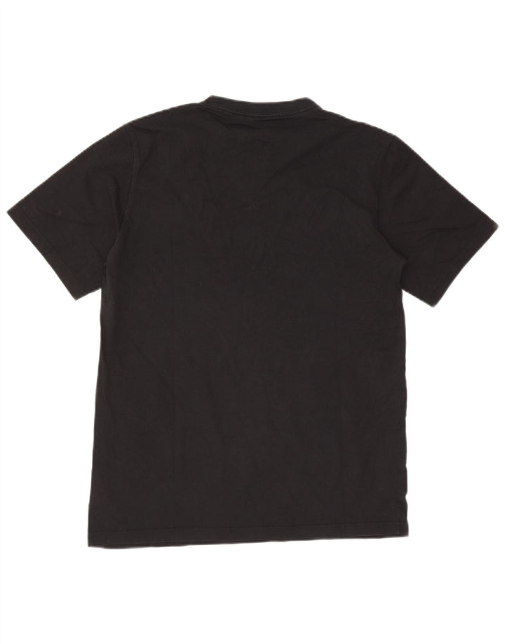 Converse Herren Grafik-T-Shirt-Oberteil aus mittelschwarzer Baumwolle