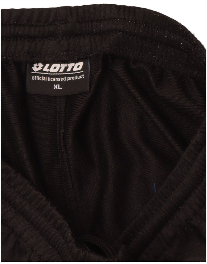 Lotto Herren-Trainingshose, Jogginghose, XL, Schwarz, Polyester