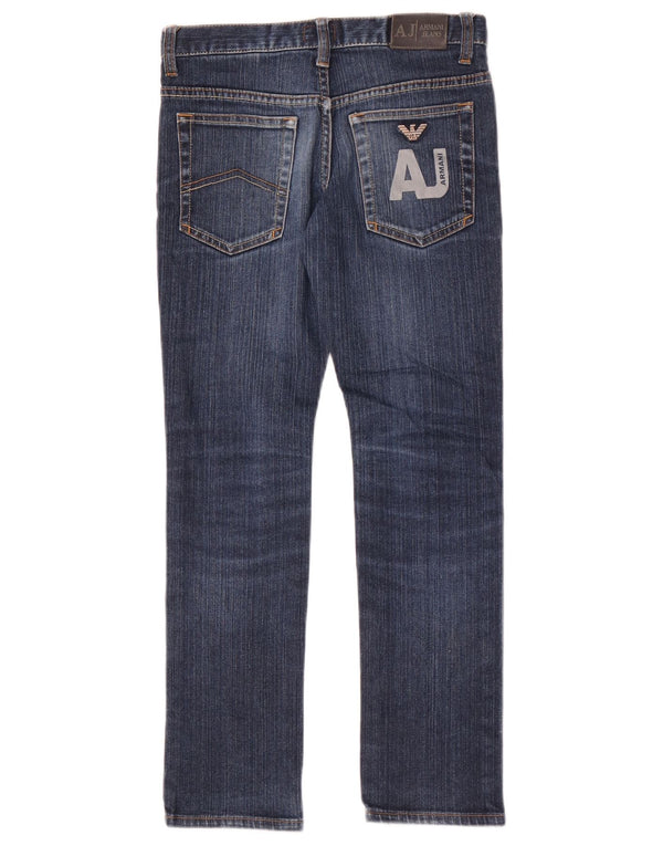 Armani Mädchen Slim Jeans 9-10 Jahre W26 L25 Blaue Baumwolle