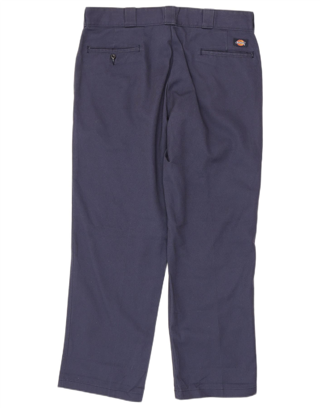 Dickies Gerade Herren-Chinohose W38 L30 Marineblaues Polyester