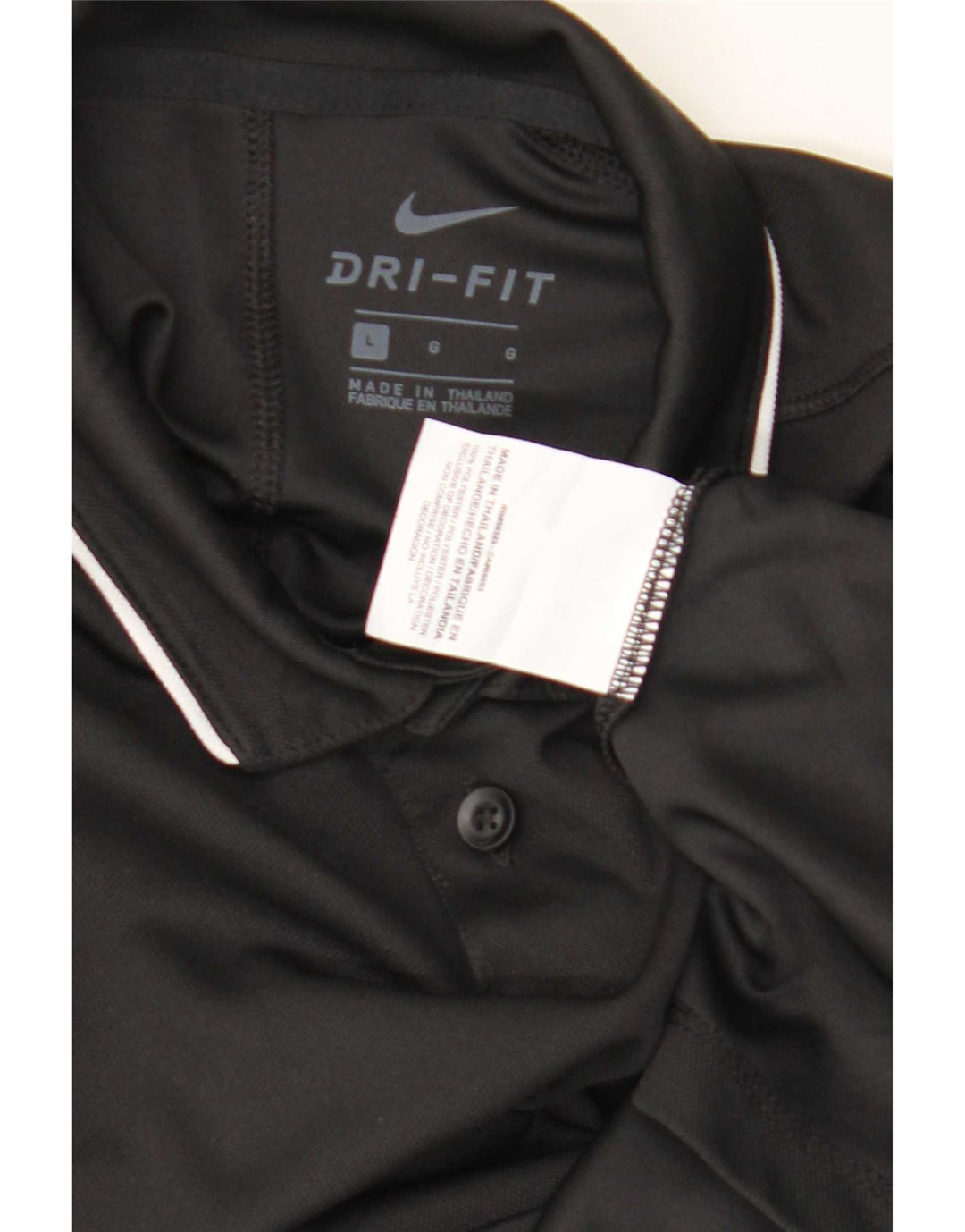 Nike Dri-Fit-Poloshirt für Jungen, 12–13 Jahre, groß, schwarzes Polyester