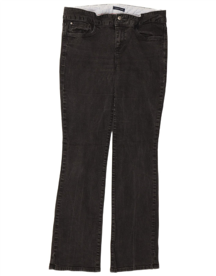 Tommy Hilfiger Damen Bootcut Jeans US 10 Large W32 L30 Graue Baumwolle