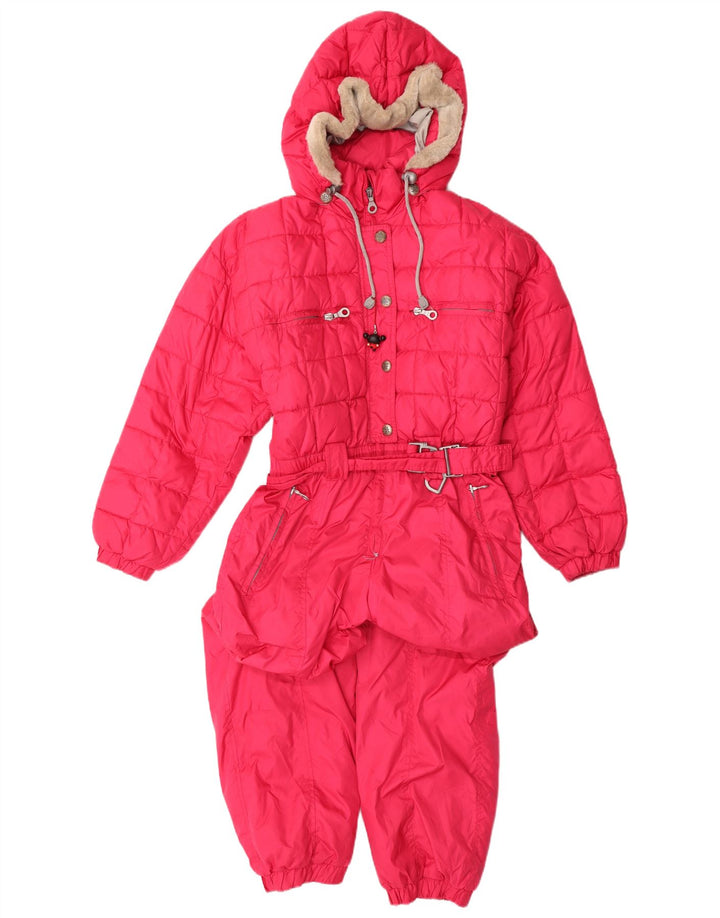 Cacao Damen-Skioverall mit Kapuze, IT 42, mittelrosa, Polyester