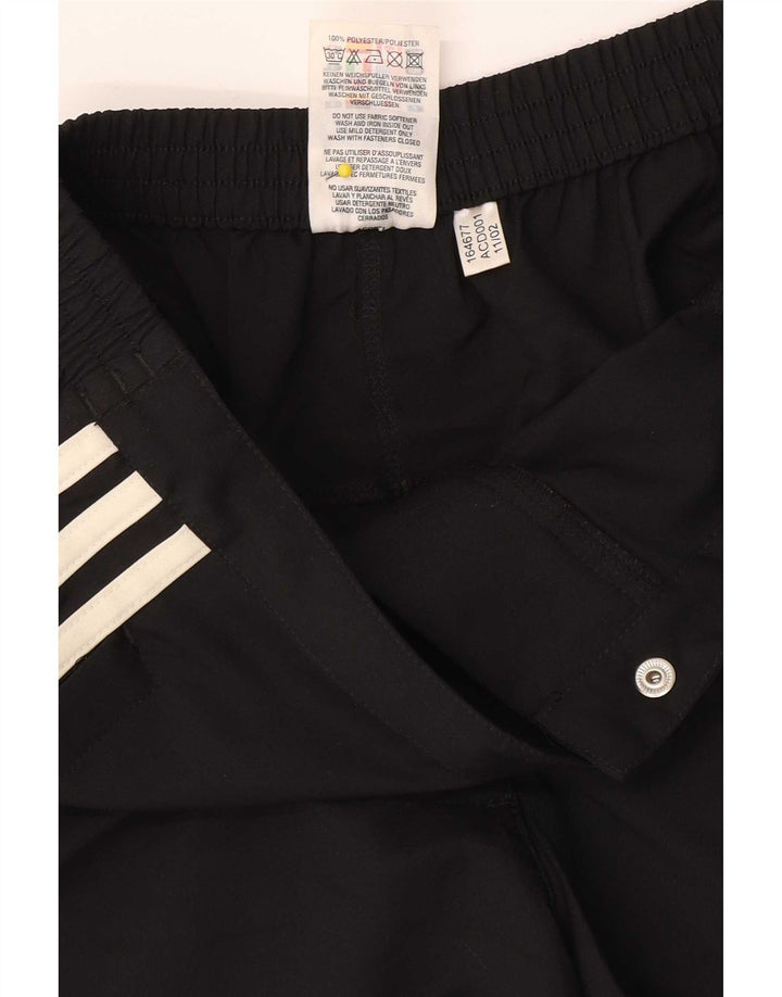 Adidas Damen Climalite Casual Shorts UK 12 Medium W28 Schwarz Polyester