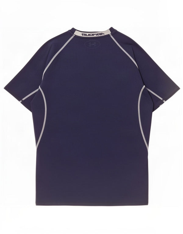 Under Armour Herren Kompressions-T-Shirt mit Grafik, XL, Marineblau