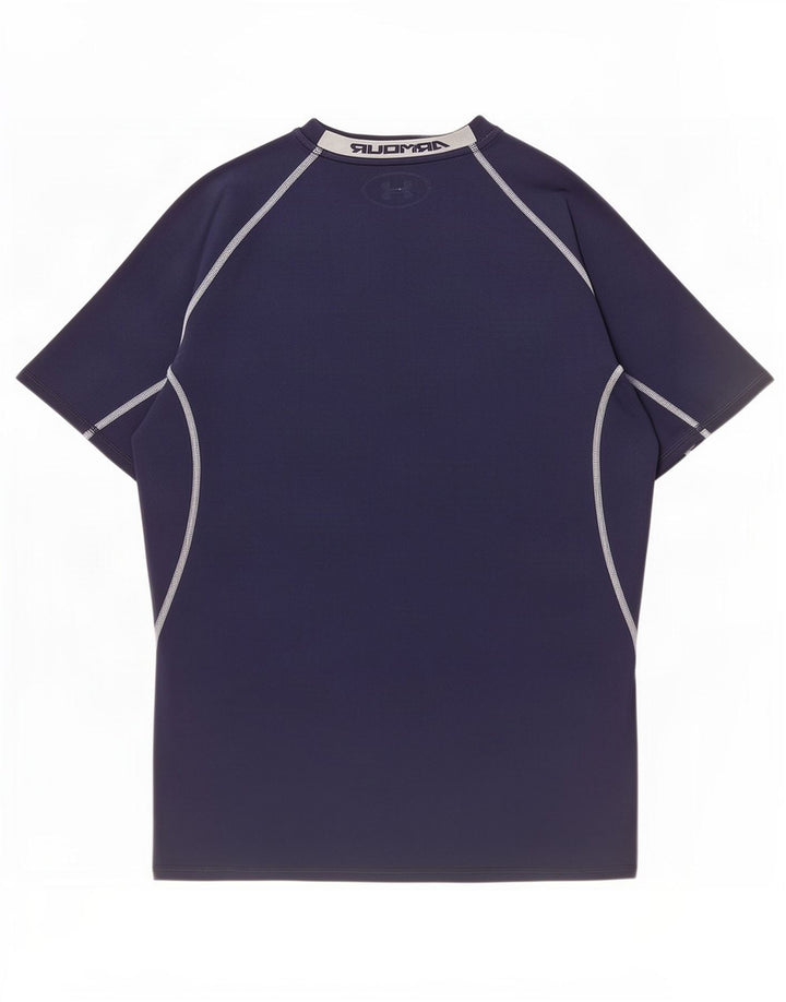 Under Armour Herren Kompressions-T-Shirt mit Grafik, XL, Marineblau