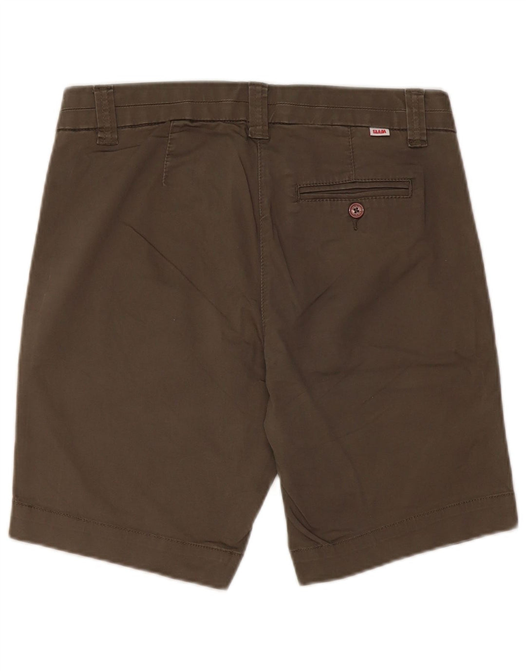 Slam Damen Chinoshorts IT 42 Medium W30 Khaki Baumwolle