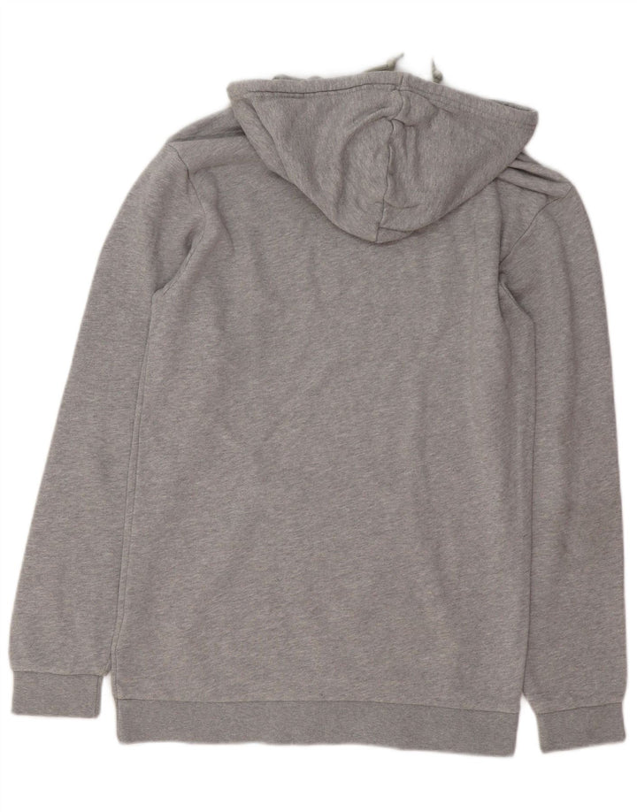 ADIDAS Herren Kapuzenpullover, klein, grau gefleckte Baumwolle