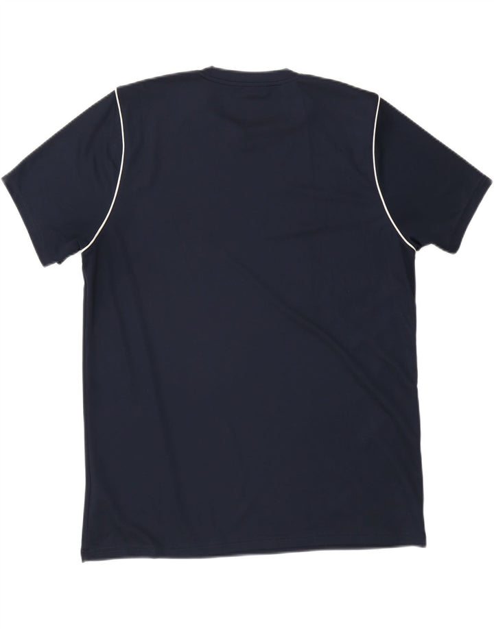 Nike Herren Dri Fit Slim Fit T-Shirt Top XL Marineblau Polyester